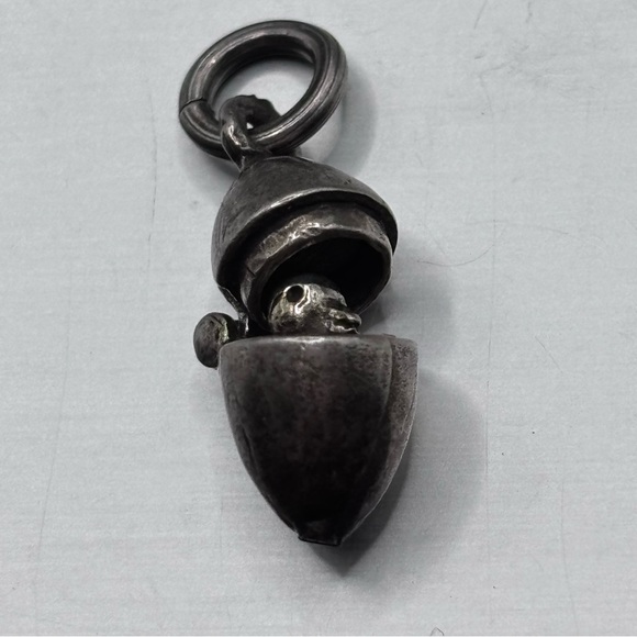 Jewelry - Beautiful patina egg hatching duck Charm Pendant